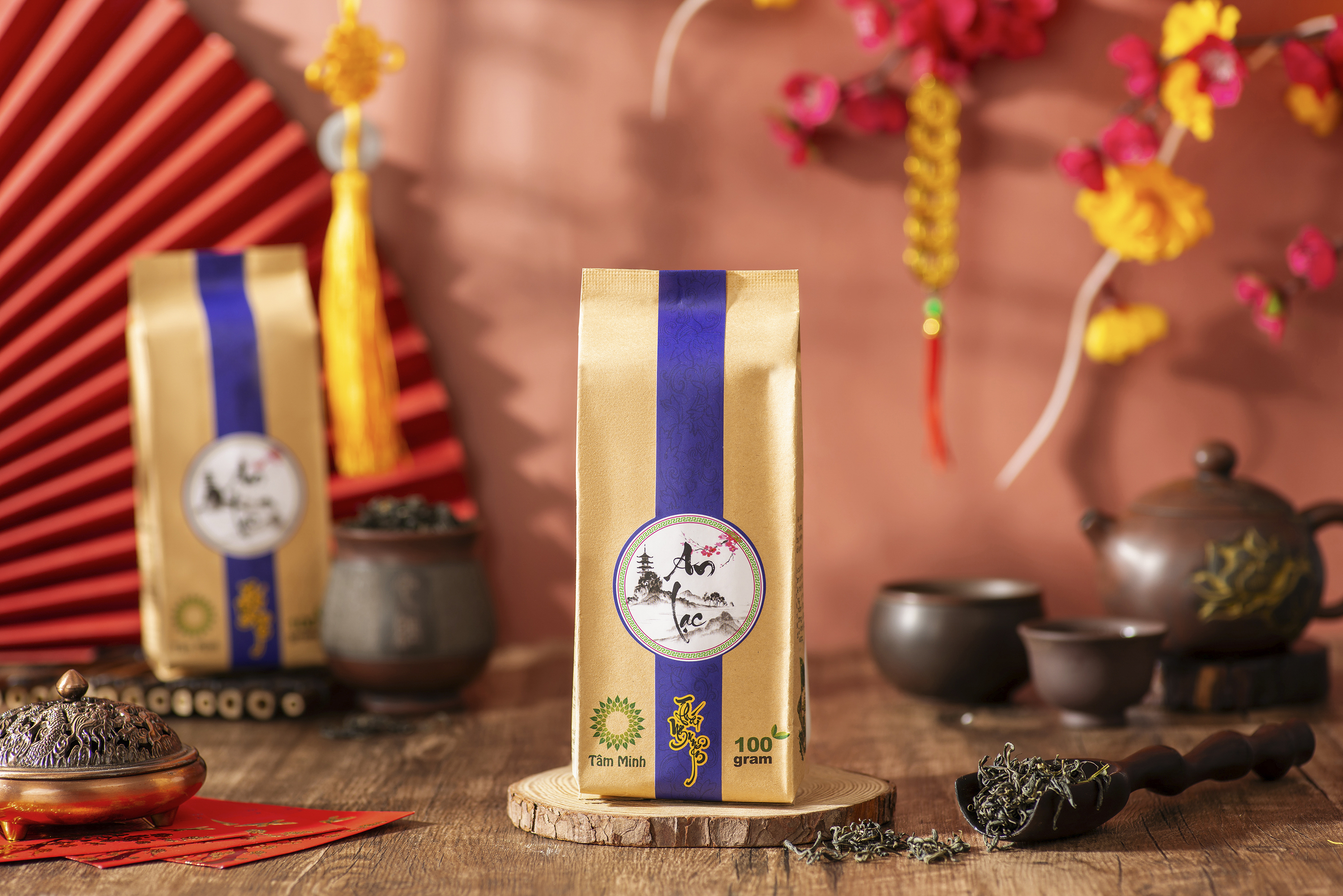 TRÀ TÔM NÕN THÁI NGUYÊN 100G - AN LẠC TRÀ - CAO CẤP