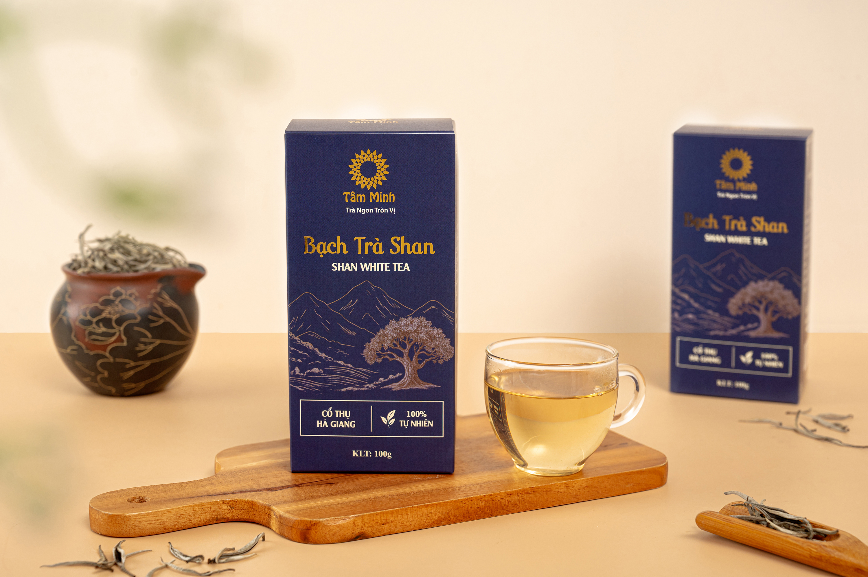 BẠCH TRÀ SHAN TUYẾT CỔ THỤ HÀ GIANG 100G