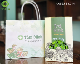 Hộp Trà Đinh Thượng Hạng 200g – Quà Biếu Sang Trọng và Chất Lượng