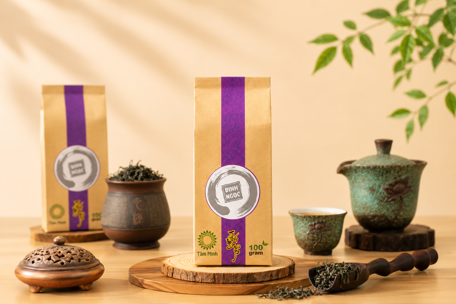 TRÀ ĐINH NGỌC THÁI NGUYÊN 100G - VÔ NGÔN TRÀ