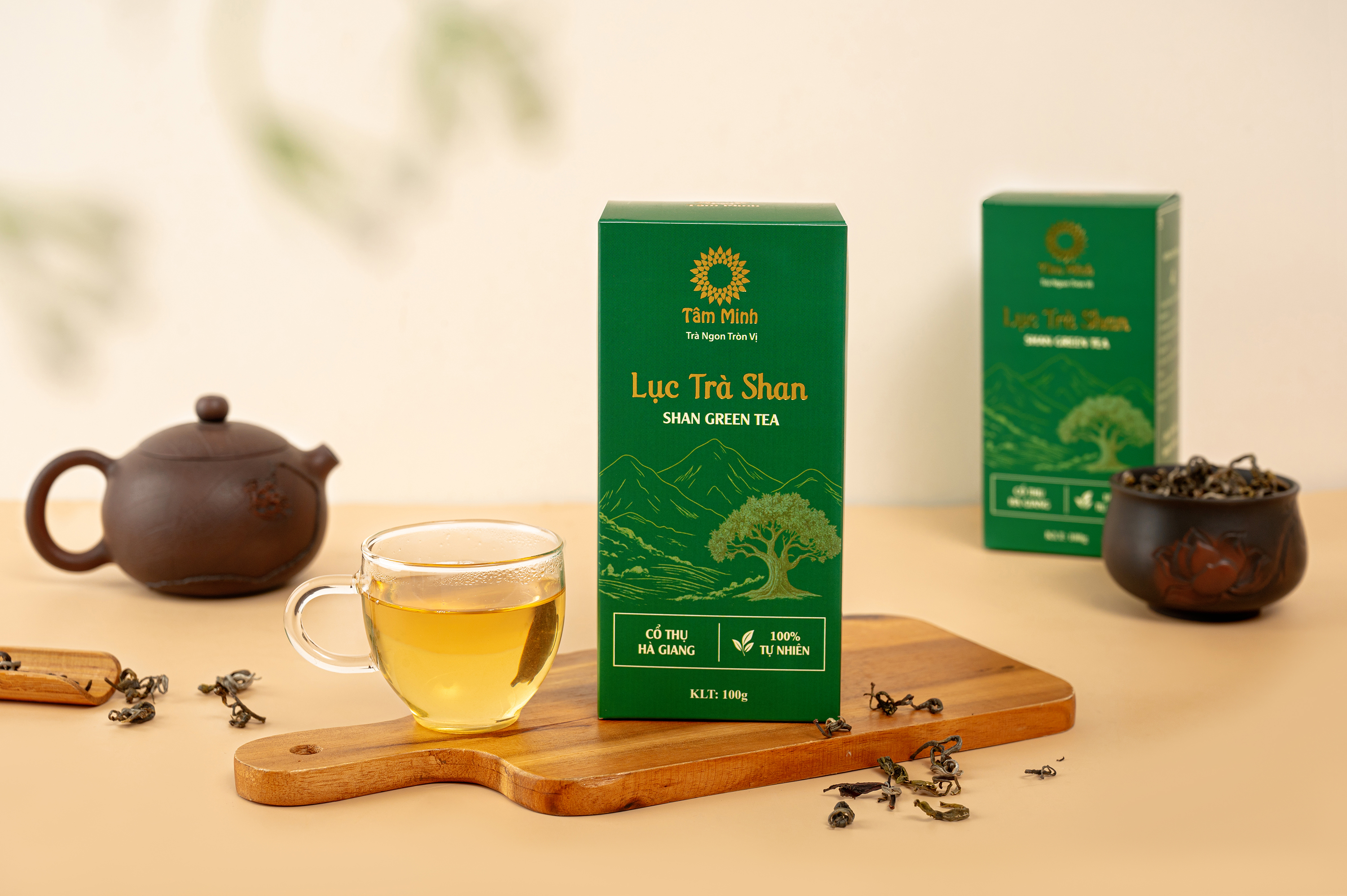 Sắc Xanh Vàng Của Trà – Vẻ Đẹp Bình Yên Trong Một Chén Trà Shan Tuyết