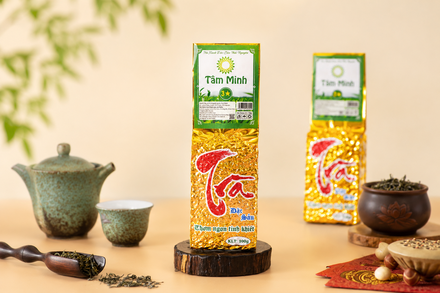 TRÀ BÚP THÁI NGUYÊN 100G - 3 SAO