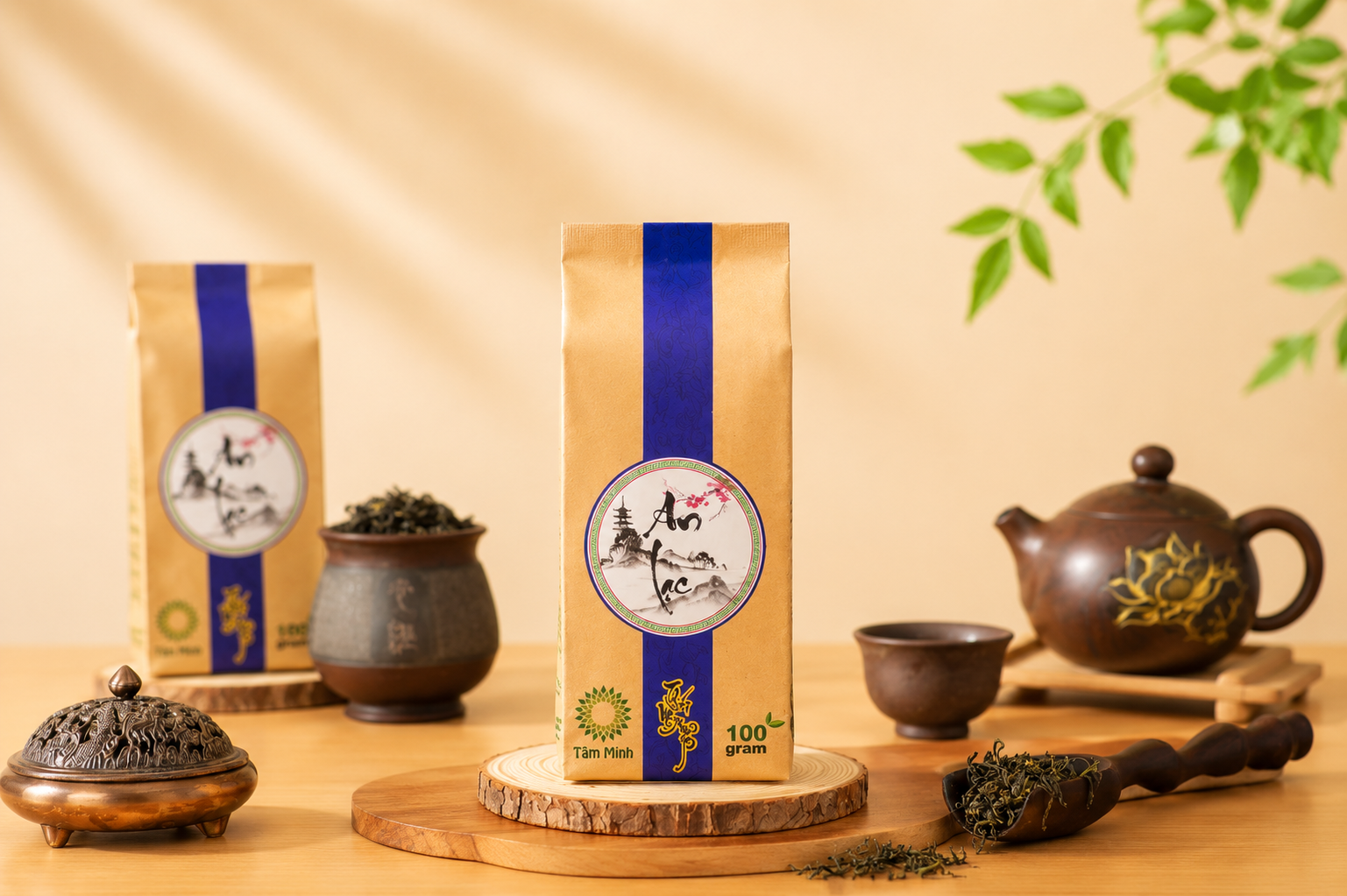 TRÀ TÔM NÕN THÁI NGUYÊN 100G - AN LẠC TRÀ - CAO CẤP