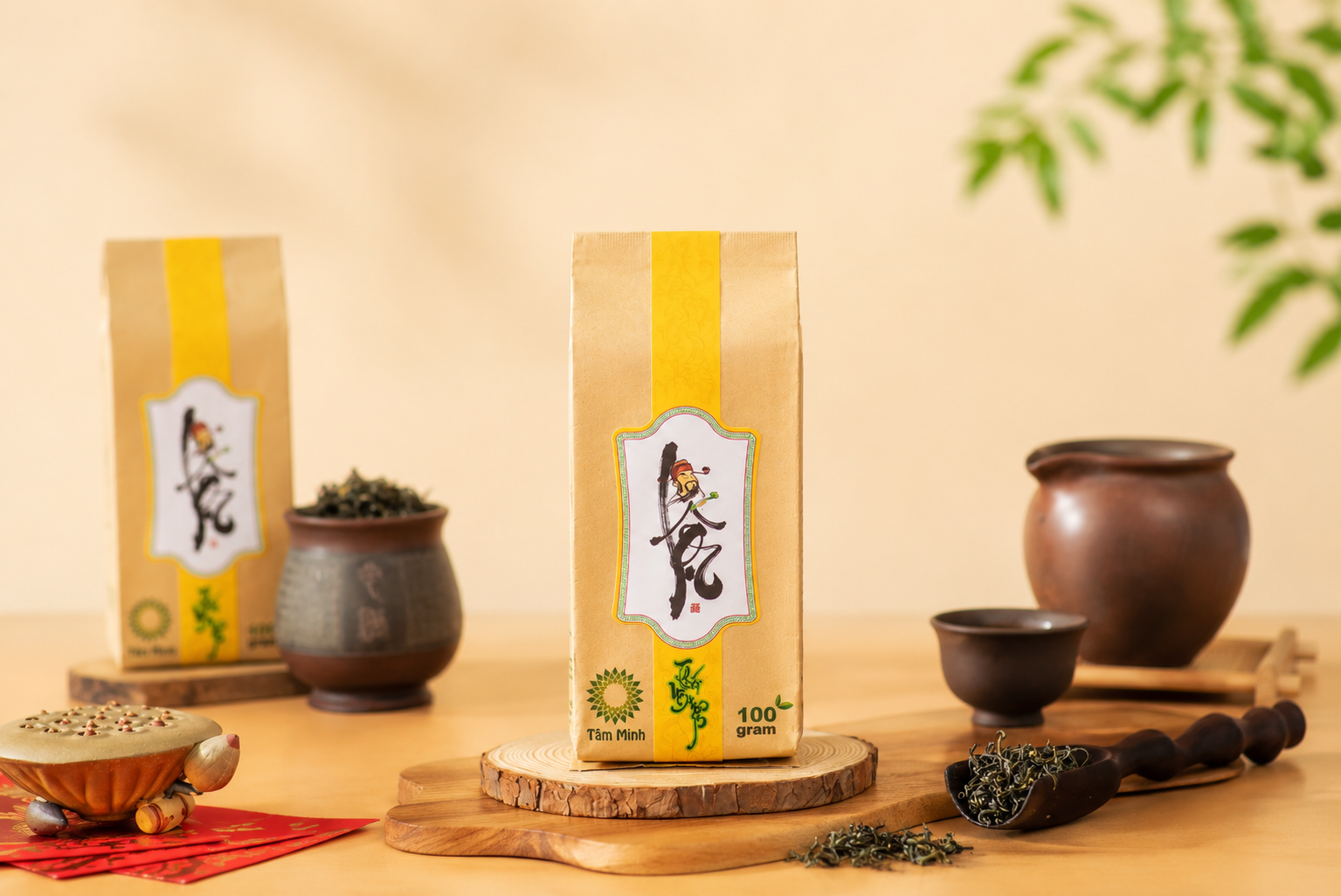 TRÀ NÕN THÁI NGUYÊN 100G - TRÀ LỘC