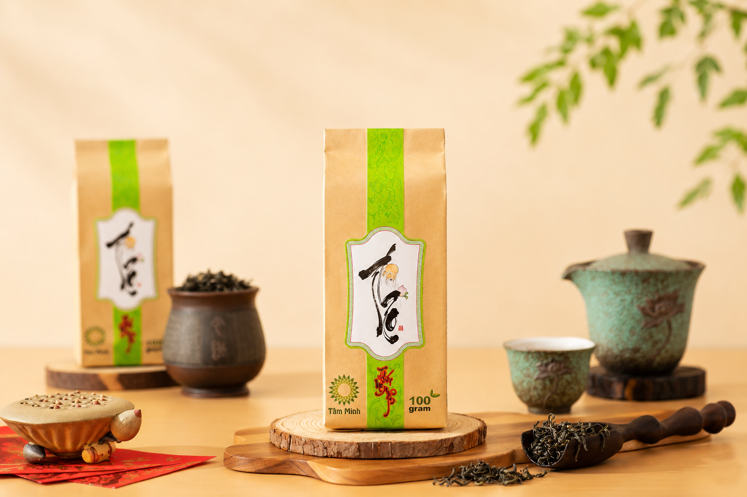 TRÀ TÔM NÕN THÁI NGUYÊN 100G - TRÀ THỌ - TRUYỀN THỐNG